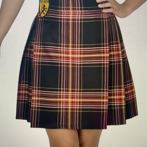 S Small Sport Kilt Women’s Firefighter Tartan Adjustable Kilt New